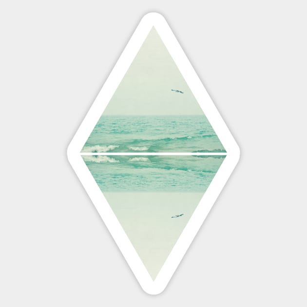 Parallel Waves Sticker by Cassia